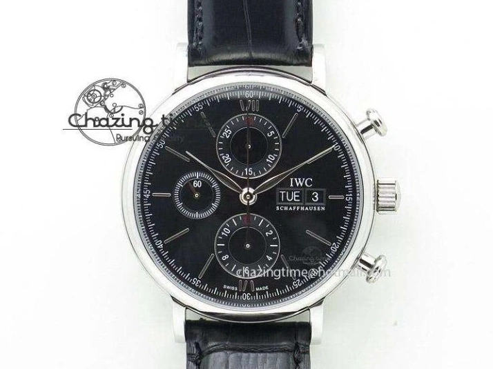 MIROTIME 0701 Breathable Portofino IW356501 SS V3 MK 1:1 Best Edition White Dial Gold Markers On SS Mesh Bracelet MIYOTA 7197